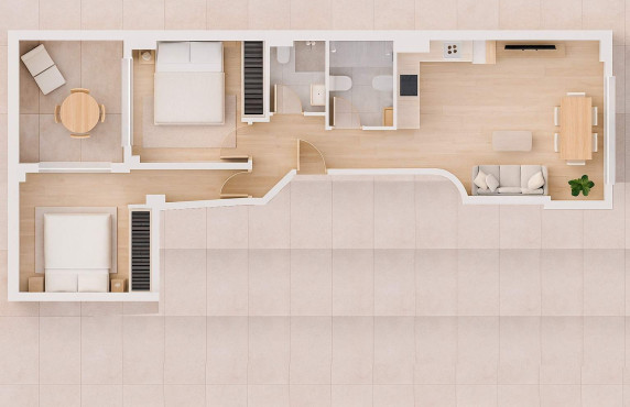 Flat - For Sale - Alicante - Carolinas bajas