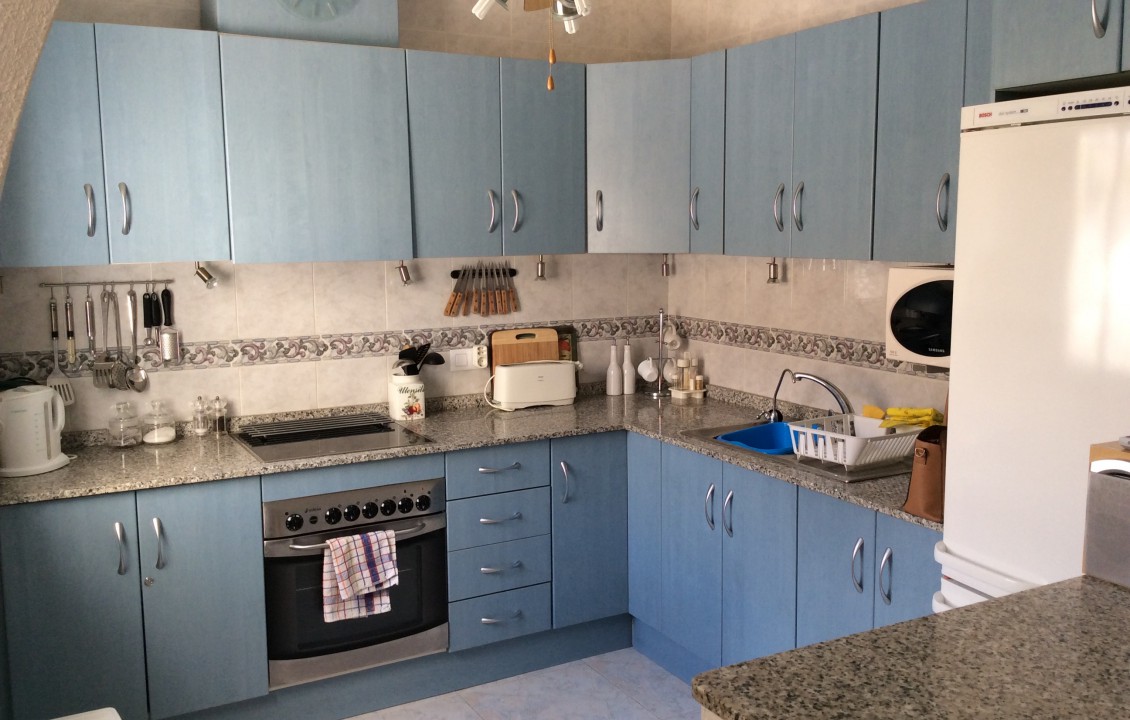 Villa for rent with Alicante Holiday Lets, open plan kitchen