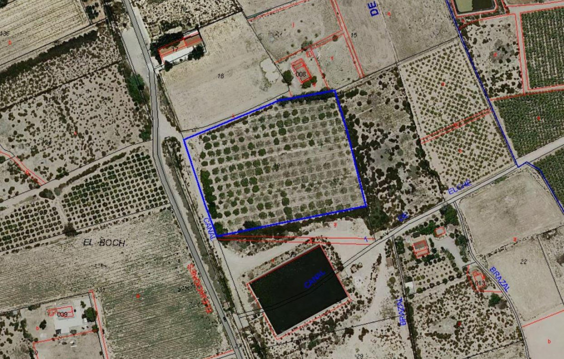 For Sale - Fincas y solares - Crevillent - Partida El Boch