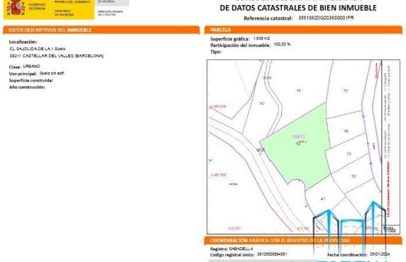 Venta - Fincas y solares - Castellar del Vallès - SAJOLIDA