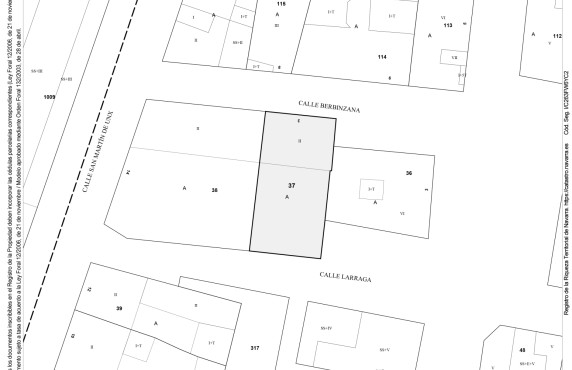 Venta - Fincas y solares - Tafalla - CALLE SAN MARTIN DE UNX 14. Tafalla, 14