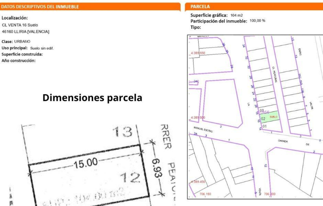 For Sale - Fincas y solares - Llíria - venta