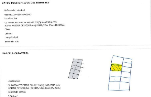 For Sale - Fincas y solares - Molina de Segura - POETA JOSE MTNEZ MONROY