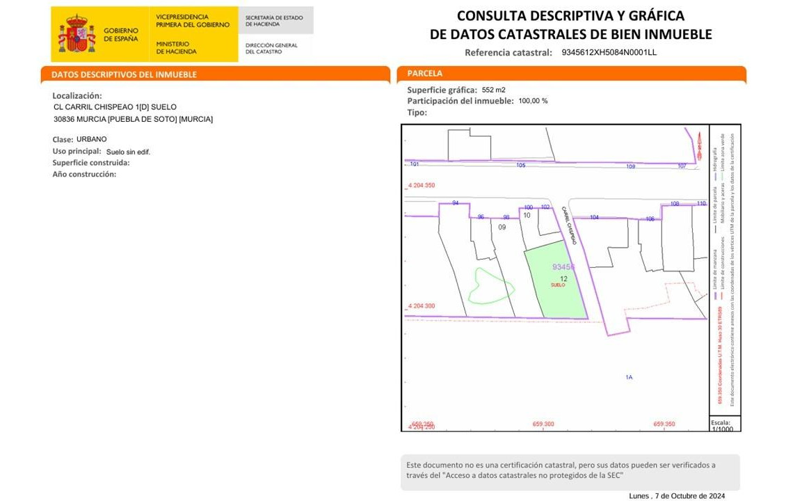 Venta - Fincas y solares - Puebla de Soto - CARRIL CHISPEAO