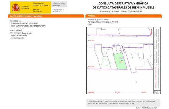 Venta - Fincas y solares - Puebla de Soto - CARRIL CHISPEAO