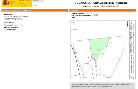 Venta - Fincas y solares - Torrent - GENERAL CAVALCANTI