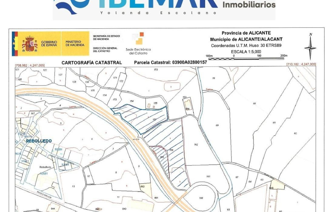 For Sale - Plot - Alicante Pedanias - El rebolledo