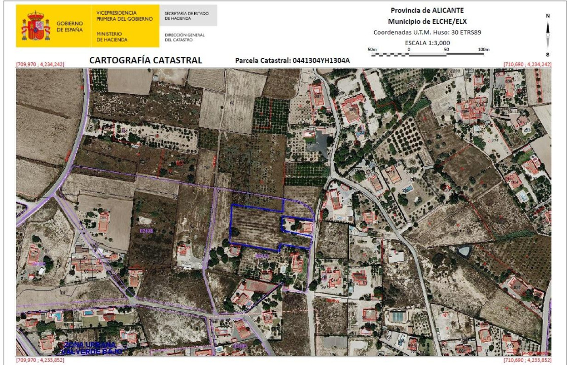 For Sale - urban plot - Valverde (Alicante) - Valverde