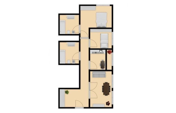 For Sale - Flat - Elche - Zona Deportiva-Nuevo Altabix