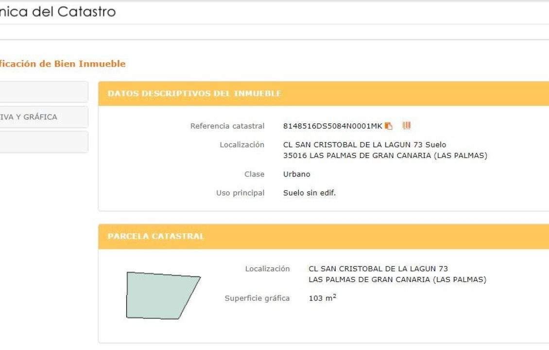For Sale - Fincas y solares - Las Palmas de Gran Canaria - San Cristobal de la Laguna